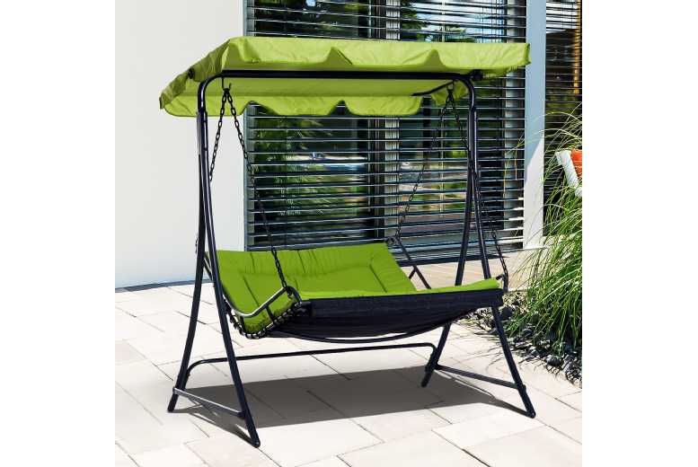 Outsunny Swing Hammock, Green