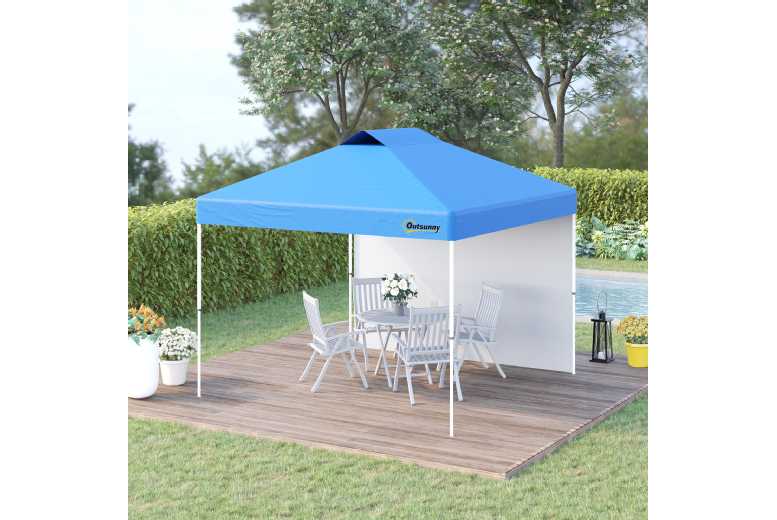 Outsunny PopUp Gazebo Tent with Sidewall