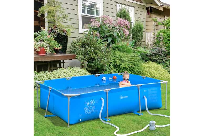 Outsunny Garden Pool w/ Filter
