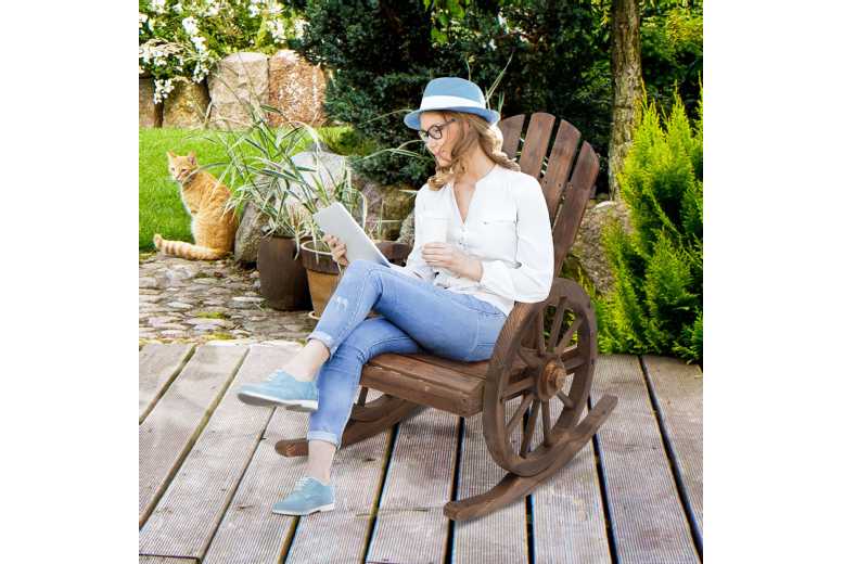 Outsunny Adirondack Rocking Chair