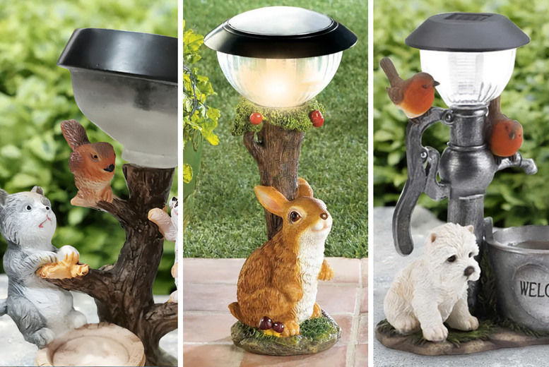 Animal Solar Resin Lamp