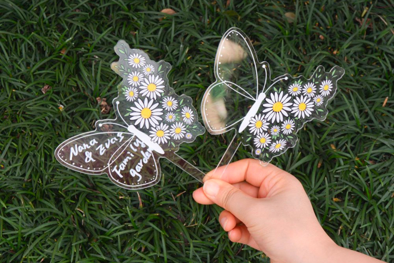 Clear Custom Plant Markers & White Pen