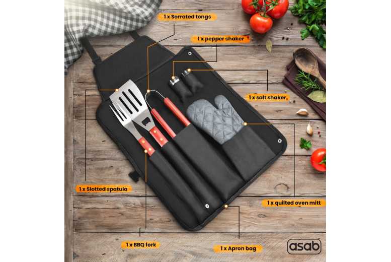 BBQ Durable & Stylish Wooden Utensils