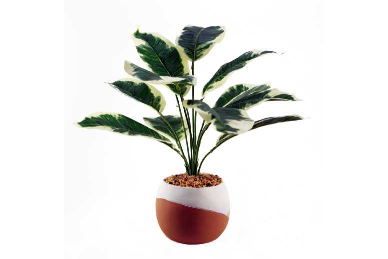 40cm Pothos Variegated, Artificial Plant