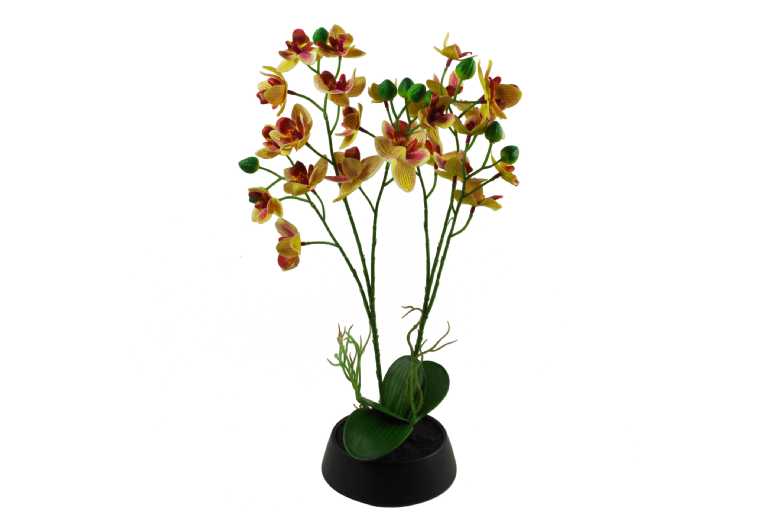43cm Pink Yellow  Artificia Orchid Decor