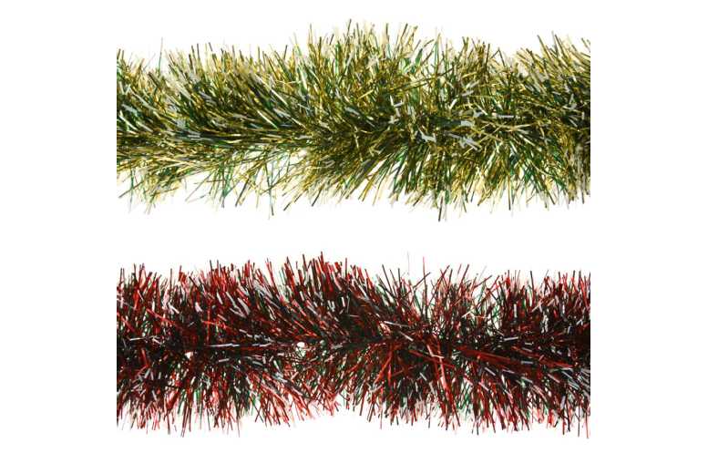 2M Festive Tinsel Garland Strips