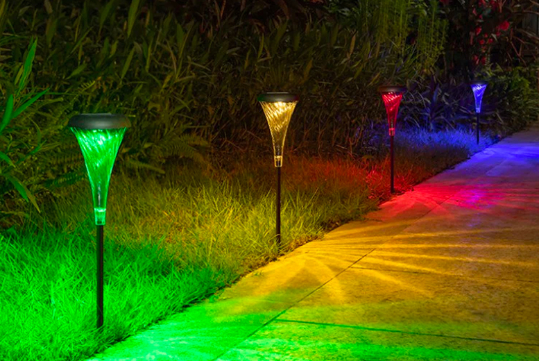 Solar Pathway Light: RGB and Waterproof