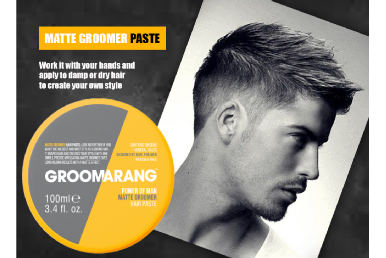 Mens Matte Groomer Long Last Hair Paste