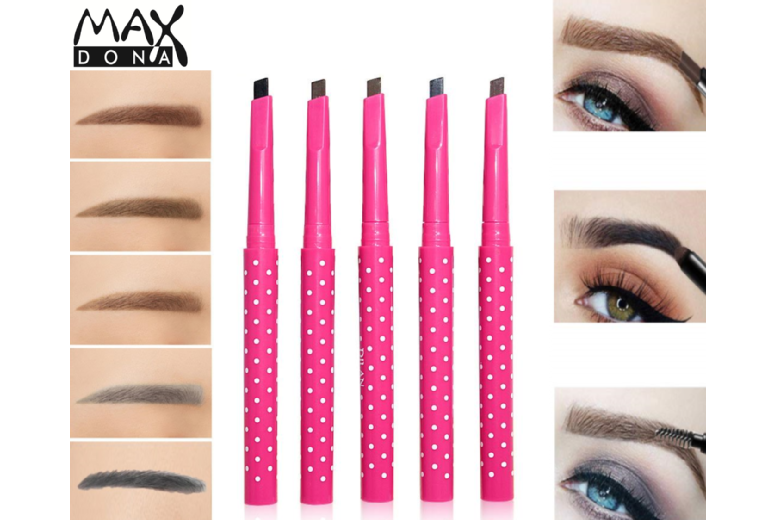 Retractable Eyebrow Pencils Pink Casing