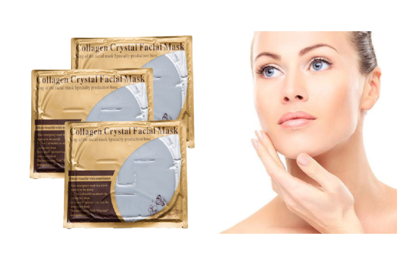 White Collagen Face Mask 5 10 20 or 30