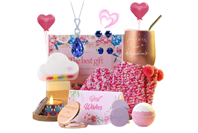 12pcs-Bath Pamper Gifts+Jewellery Set