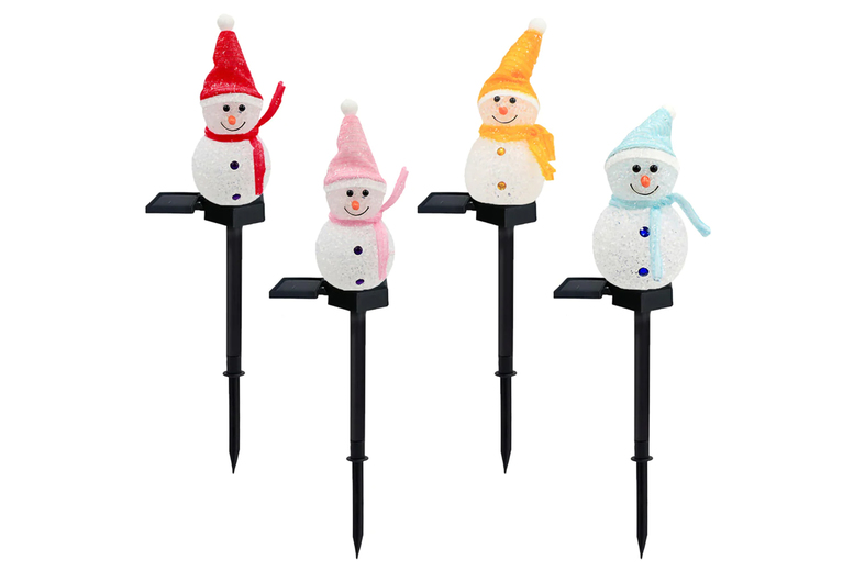 Christmas Snowman Outdoor Solar Light