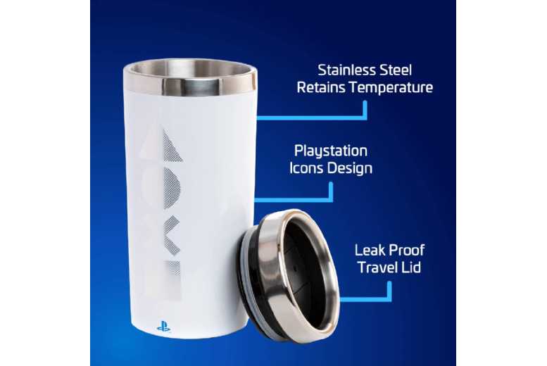 Paladone Playstation Travel Mug White