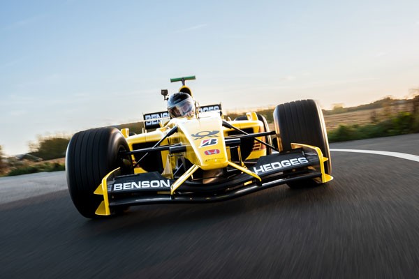 Jordan EJ12 Race Car Photoshoot and Supercar Passenger Ride