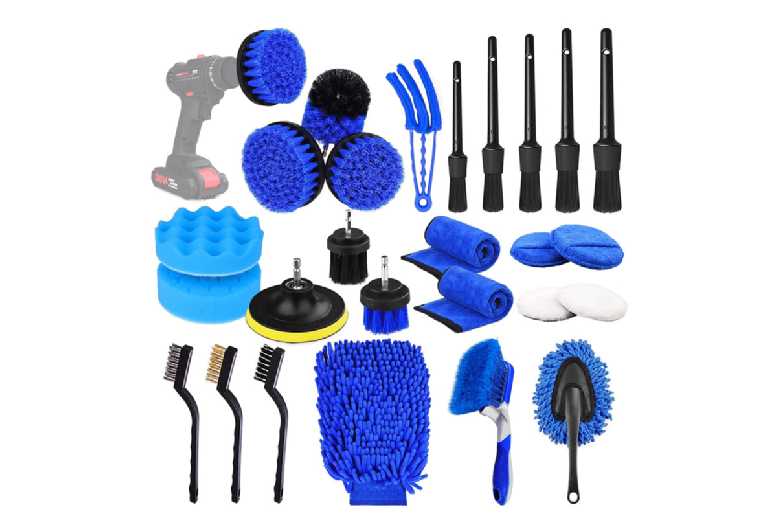 26Pcs Car Detailing Brush Set