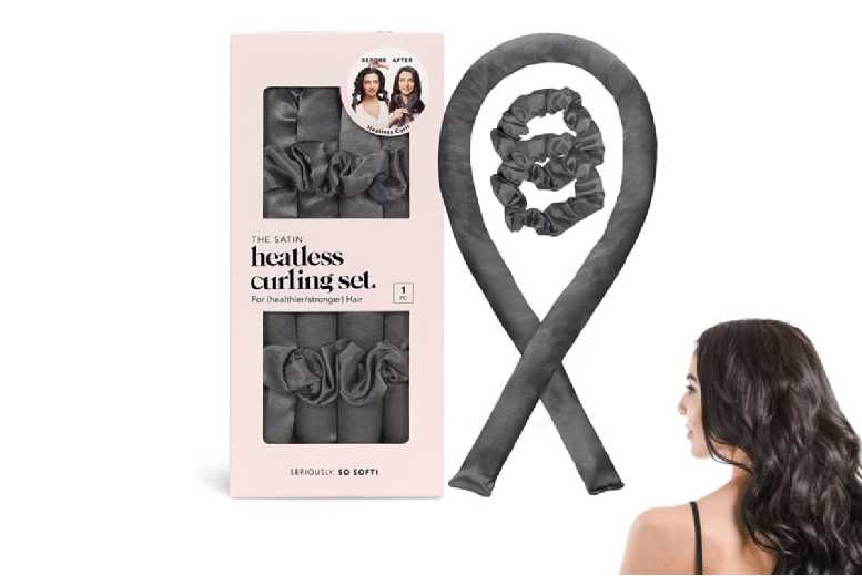 Satin Heatless Curling Set