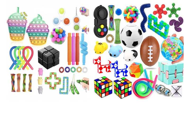 30/58 Pcs Pack Sensory Toys Set