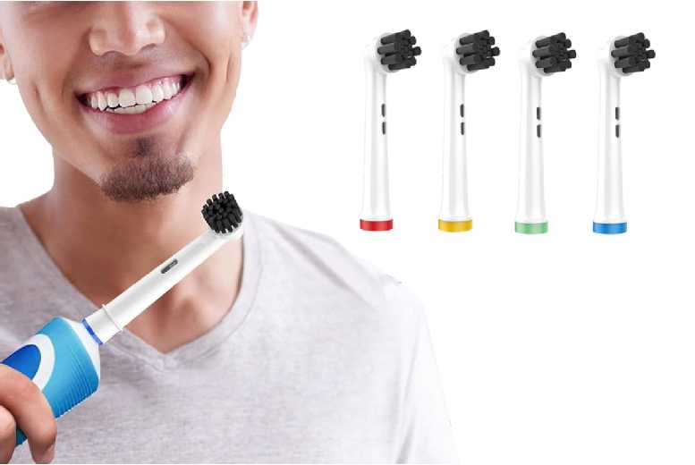 4Pcs Toothbrush Heads