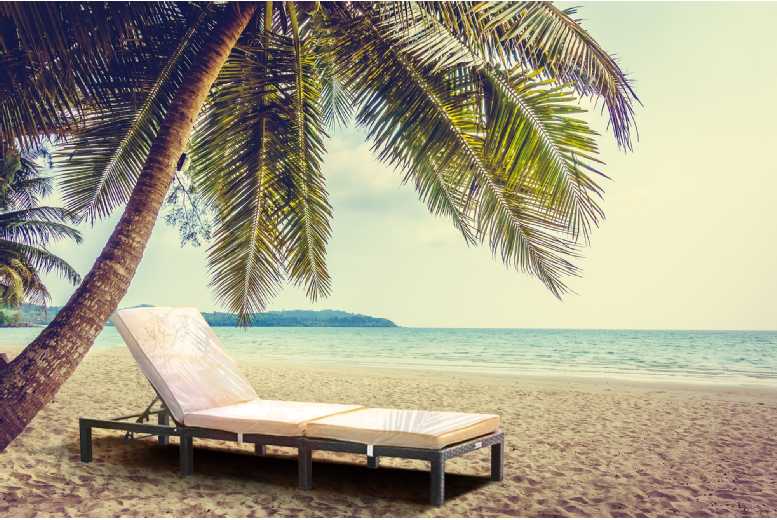 Rattan Sun Lounger