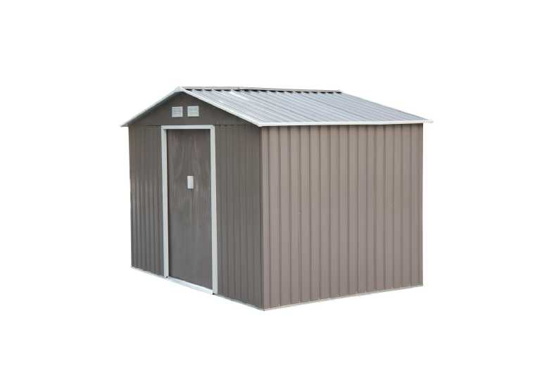 Outsunny Galvanized Steel Garden Shed