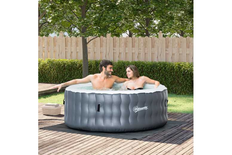 Outsunny Inflatable Hot Tub 4 options