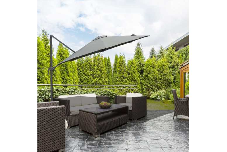 Outsunny 3m Offset Parasol
