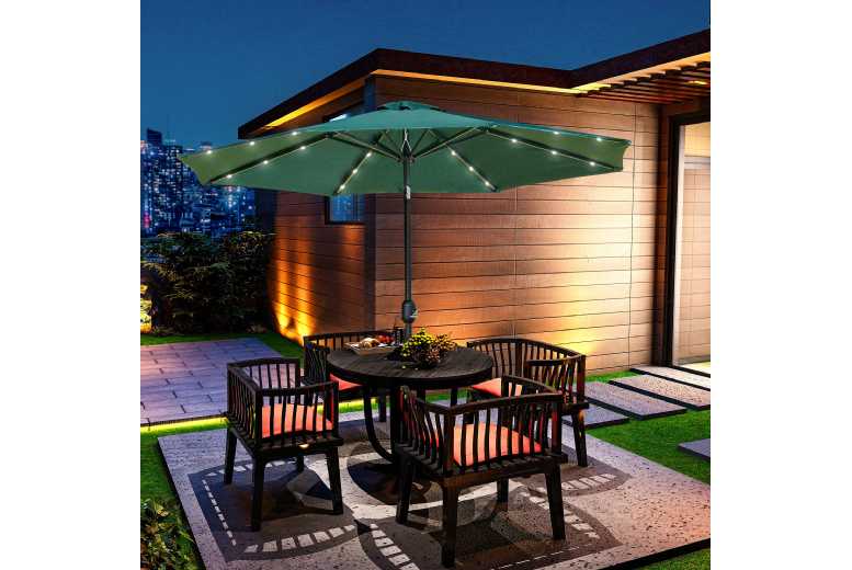 Outsunny 2.7m Patio LED