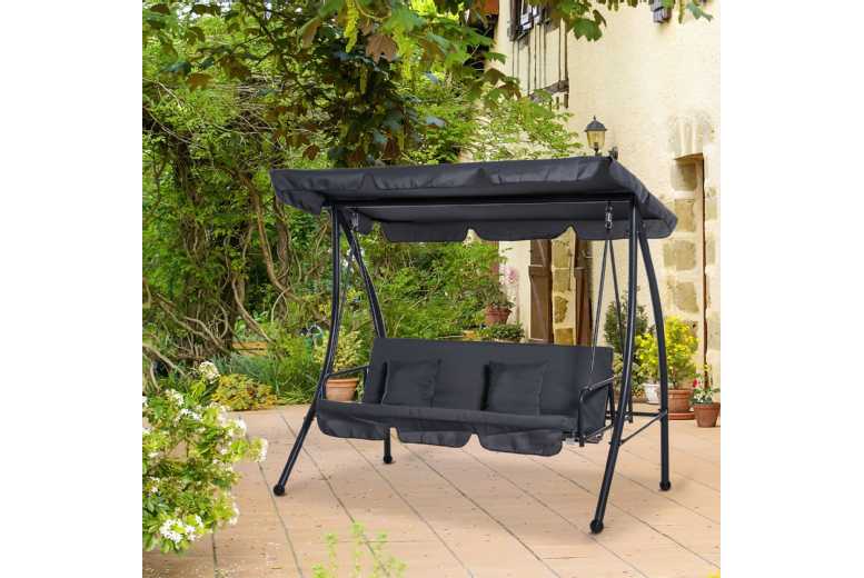Outsunny 2-in-1 Patio Swing