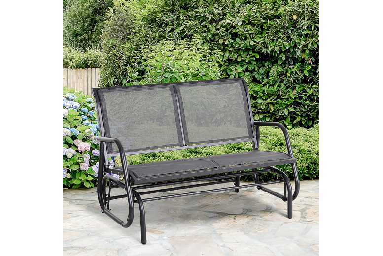 Outsunny 2-Person Outdoor Glider Bench
