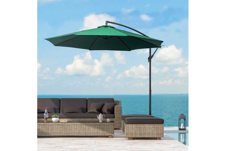 Outsunny  Garden Banana Parasol