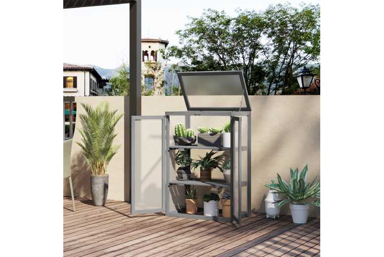 Outsunny Wood Greenhouse