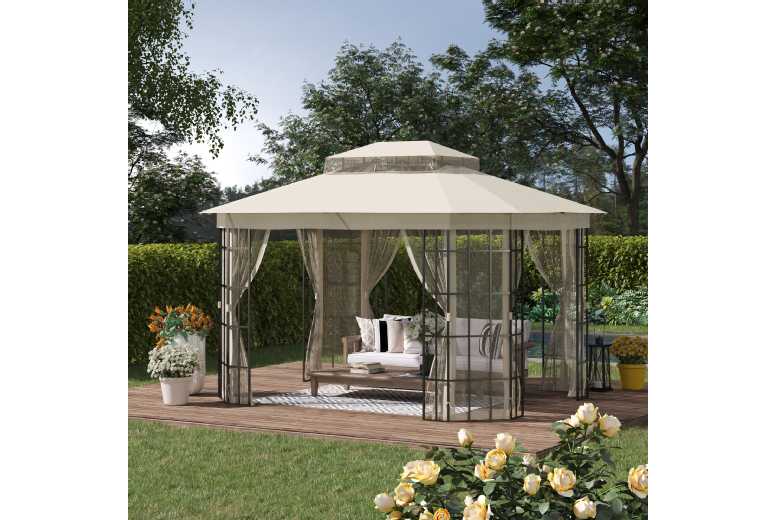 Outsunny  Patio Gazebo Canopy