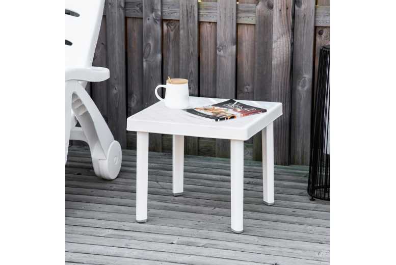Outsunny Small Square Plastic  Table