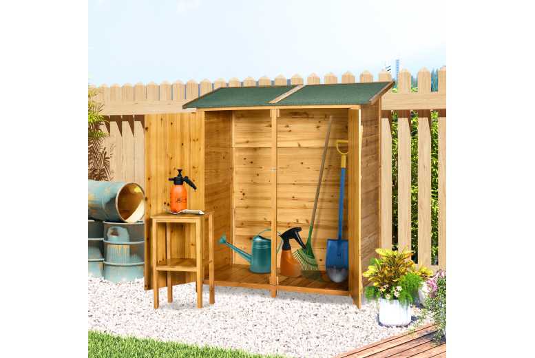Outsunny  Wood Storage Shed