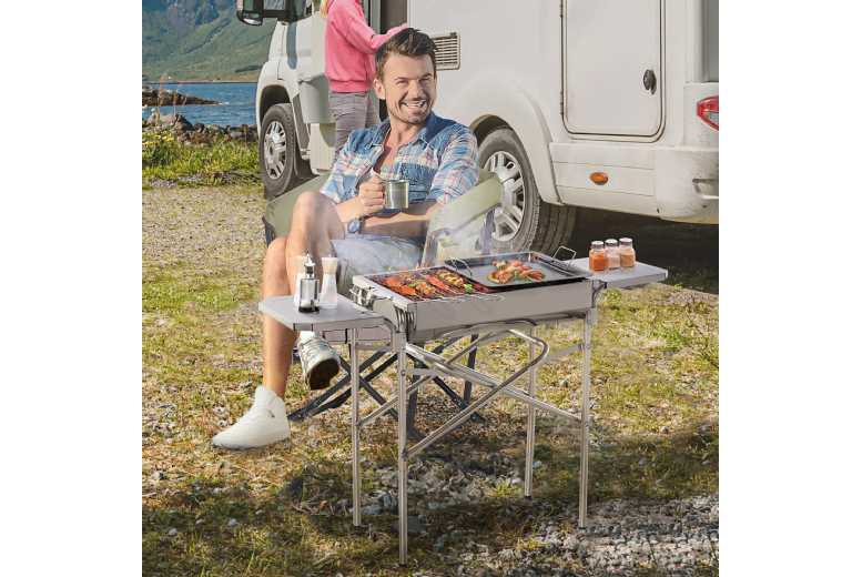 Outsunny Barbecue Grill Rectangular