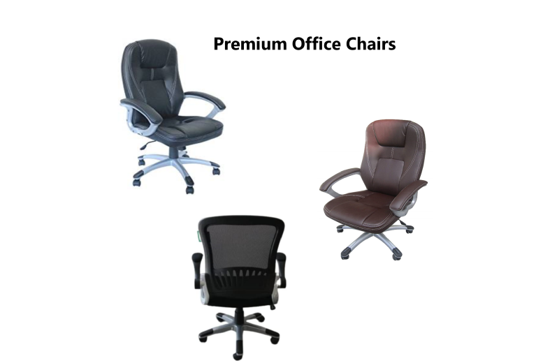 Premium Office Chairs in 3 Designs
