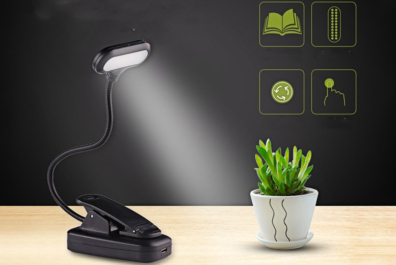 Mini USB Clip LED Reading Light