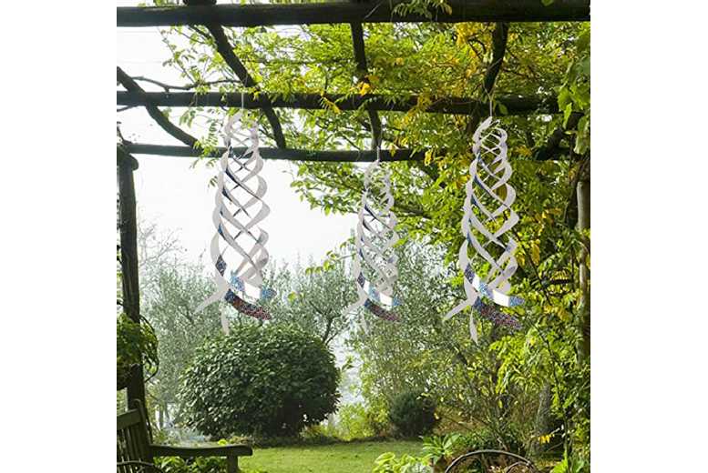 3Pcs Bird Repeller Spiral Reflectors