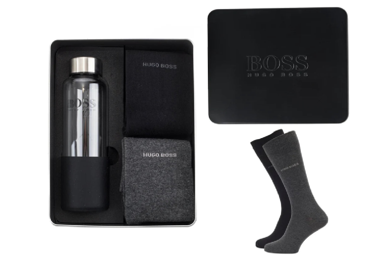 Hugo Boss Gift Set Socks & Water Bottle