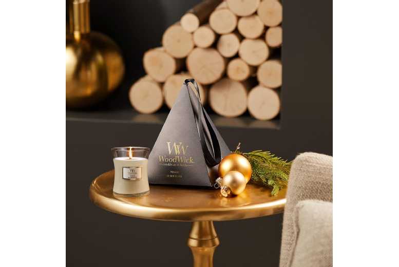 WoodWick Fireside Hour Glass Candle