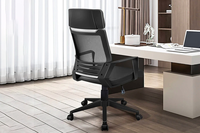 Ergonomic Leather Office Chair