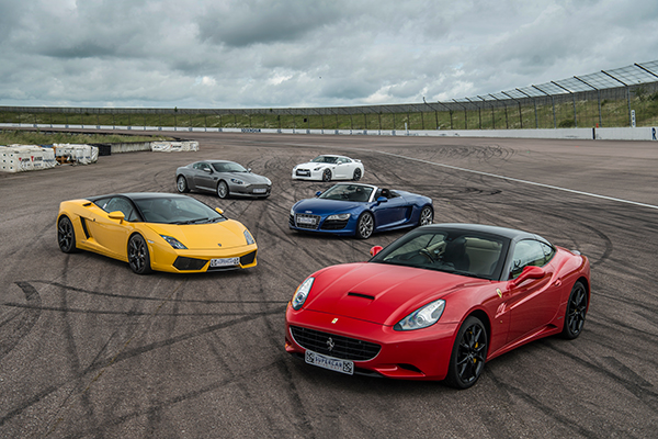 Five Supercar Thrill with High Speed Passenger Ride – Week Round