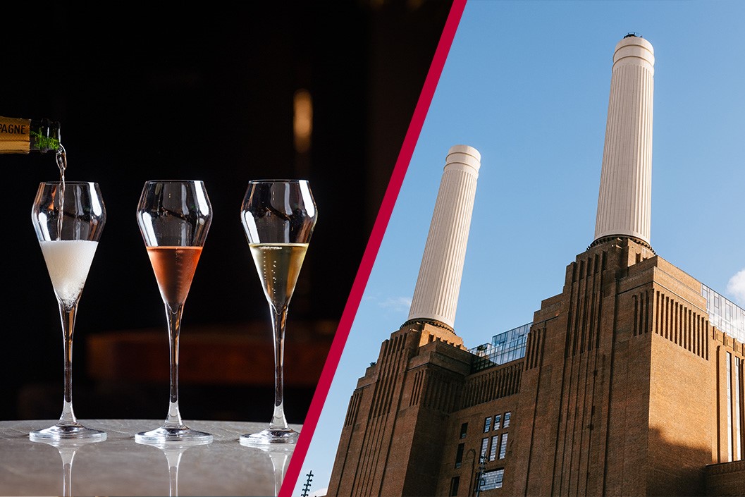 Entry to Lift 109 and a Mezze Platter with Sparkling Wine at Searcys Champagne Bar