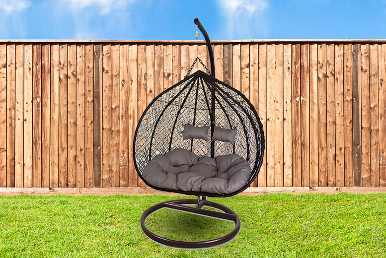 Large Two-Seater Hanging Egg Chair