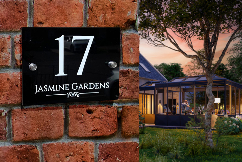 Personalised Acrylic Metal Door Sign