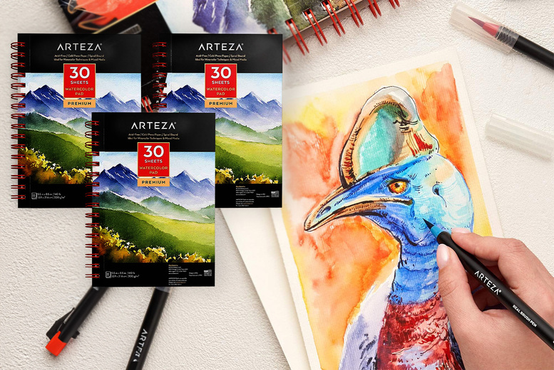 Arteza Watercolour Sketch Pads Deal