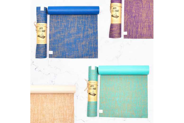 Myga Jute Yoga Mat – Non-Slip, Home