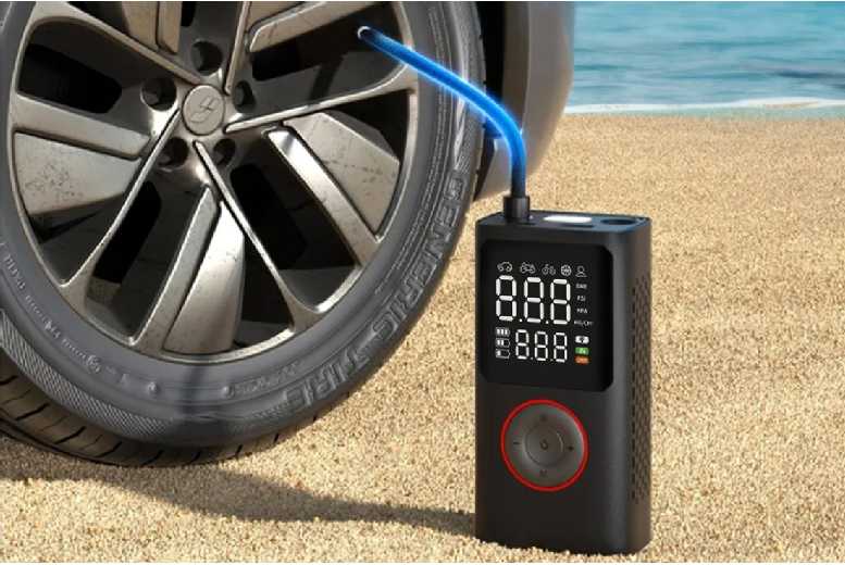 150 Psi Digital Tyre Inflator Air Compressor For Car – Portable, Universal Fit, Led Display | Wowcher