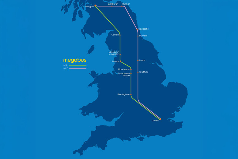 50% Off Megabus Coach Routes From London To Glasgow – Cross Major Uk Cities | Wowcher