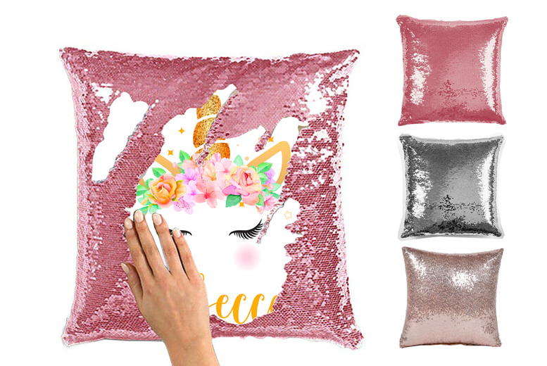 Personalised Magic Sequin Cushion